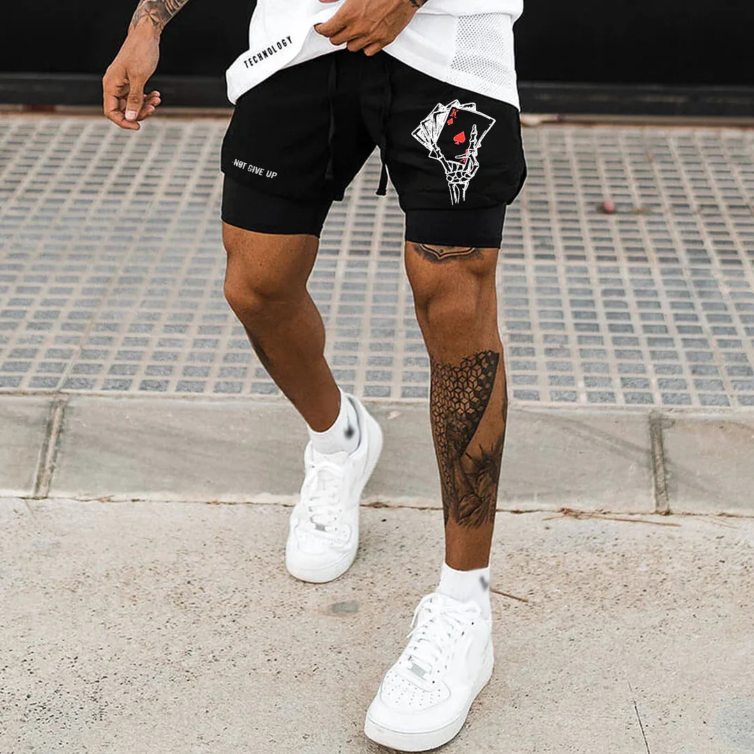 Death Skull Gym Şortu