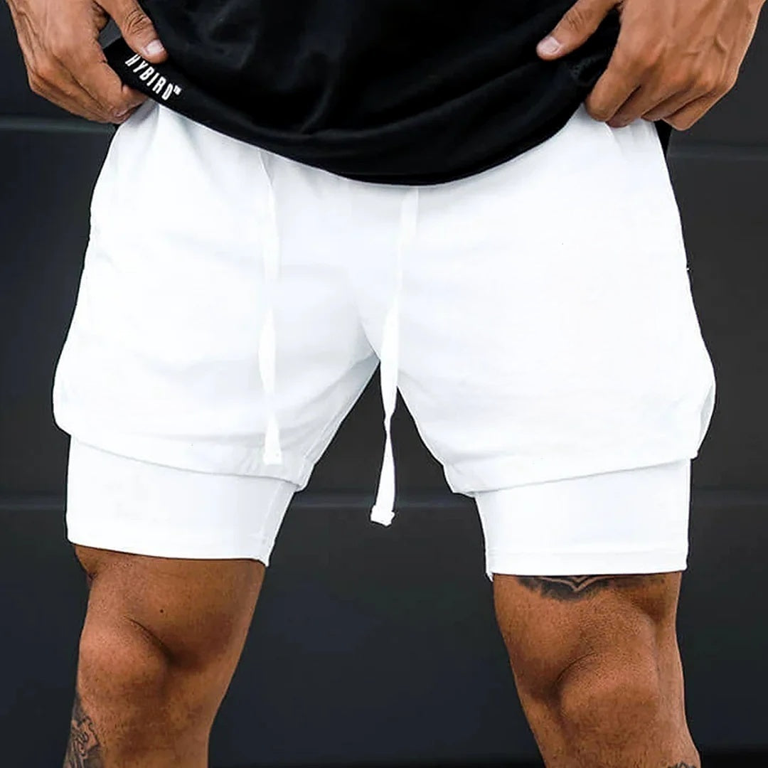 İç Cepli Taytlı Gym Şortu