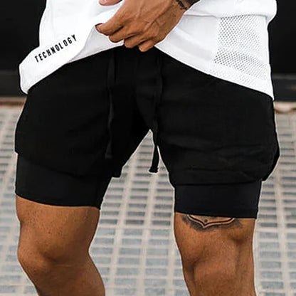 İç Cepli Taytlı Gym Şortu